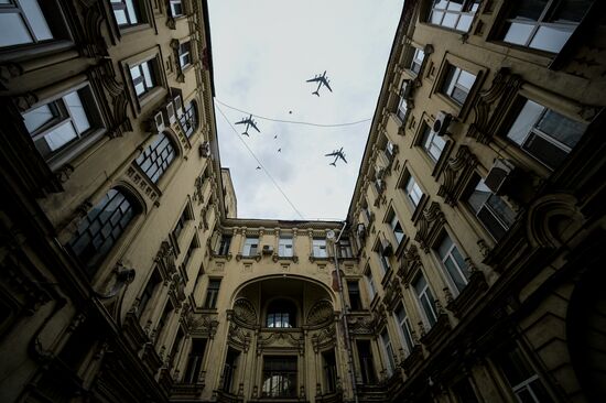 Russia Victory Day Parade Rehearsal