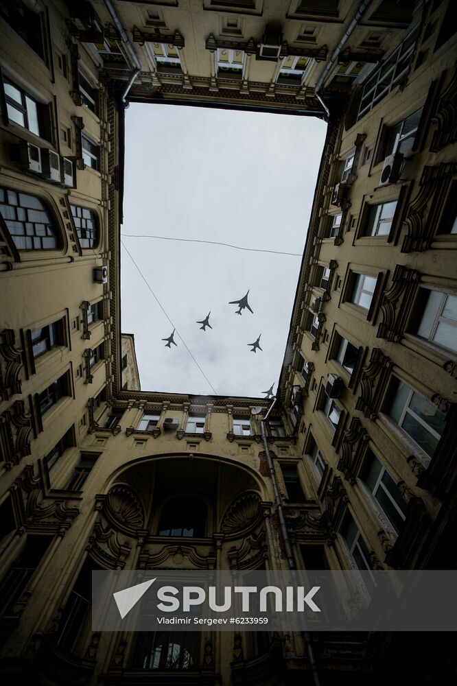 Russia Victory Day Parade Rehearsal