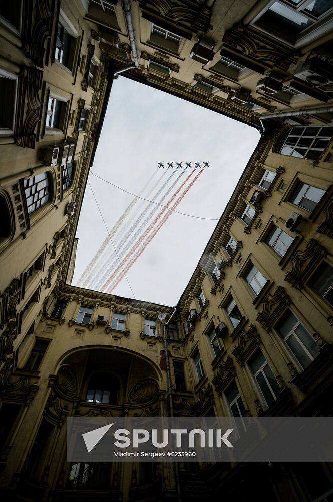 Russia Victory Day Parade Rehearsal