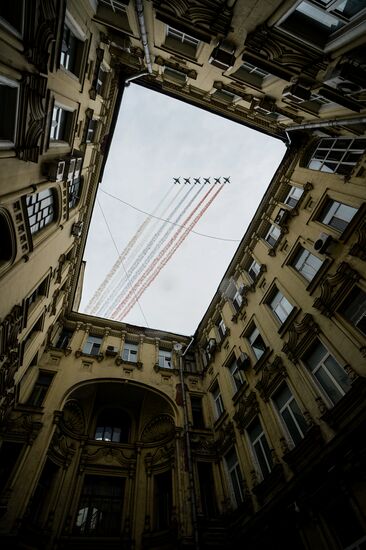 Russia Victory Day Parade Rehearsal