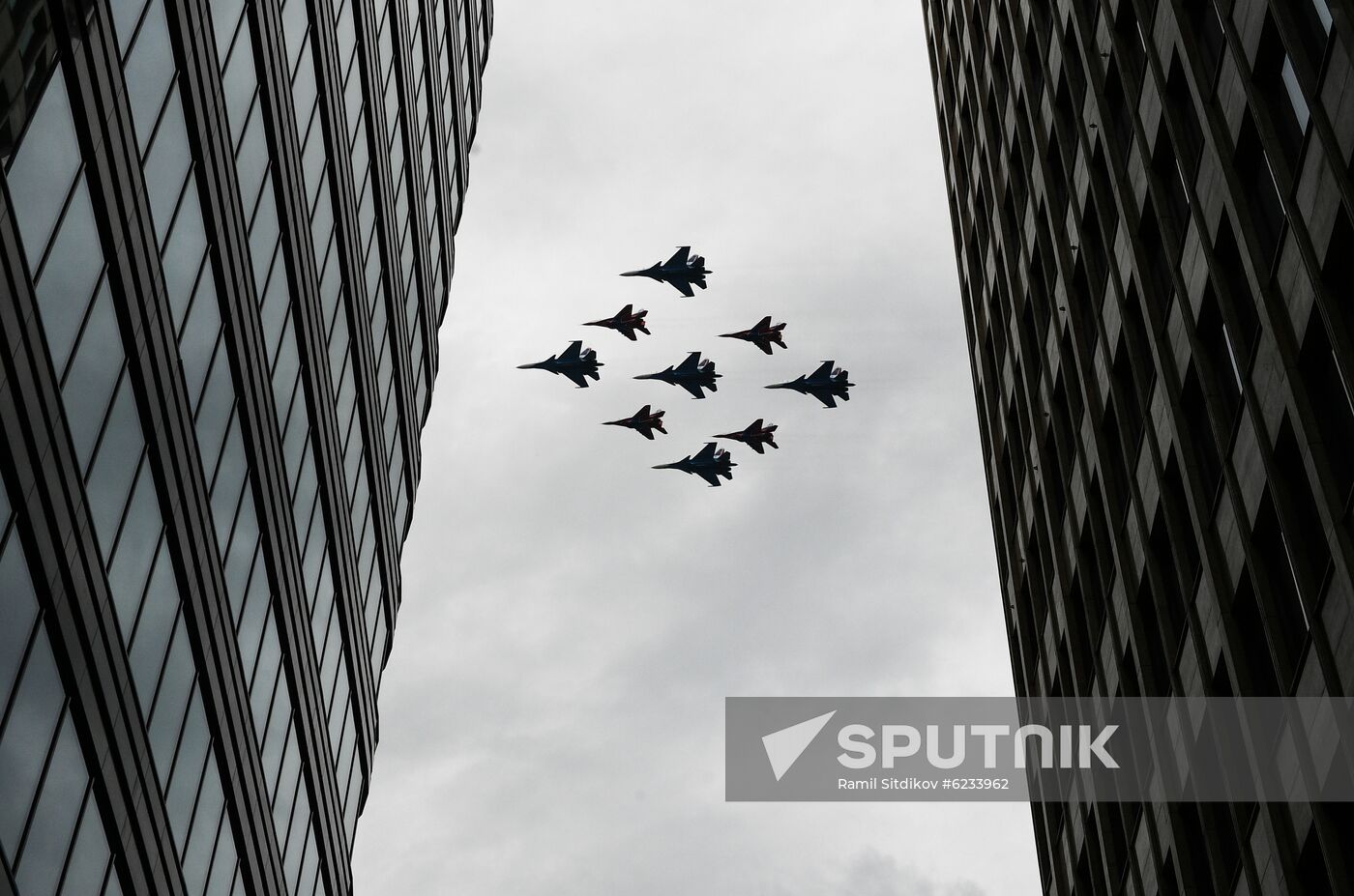 Russia Victory Day Parade Rehearsal