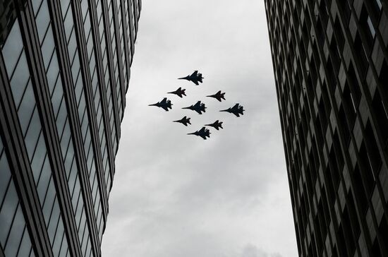 Russia Victory Day Parade Rehearsal