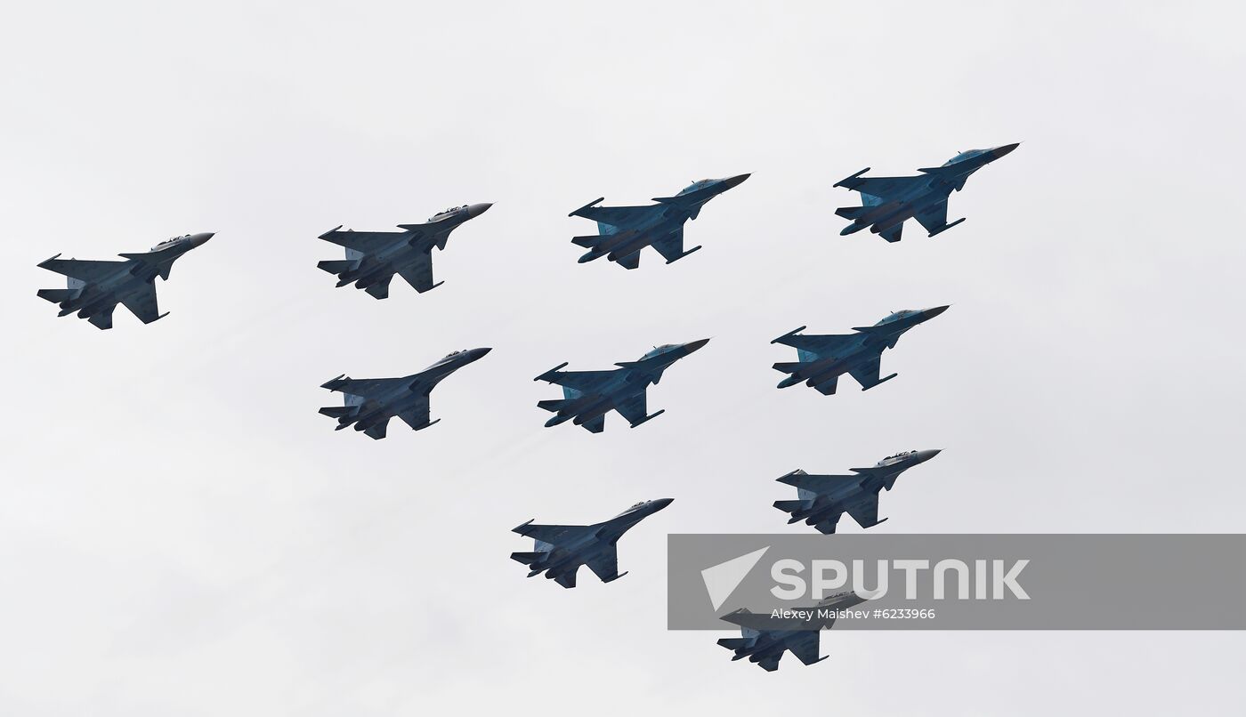 Russia Victory Day Parade Rehearsal