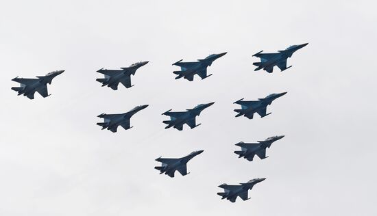 Russia Victory Day Parade Rehearsal