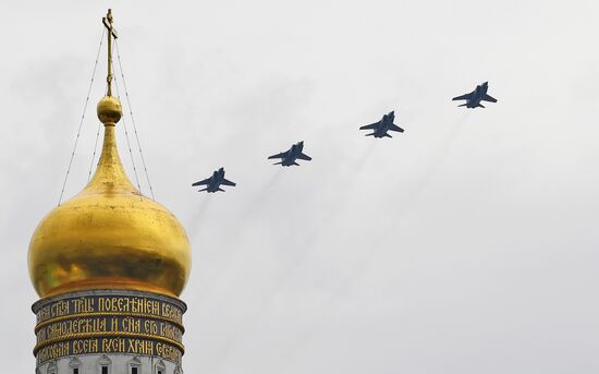 Russia Victory Day Parade Rehearsal