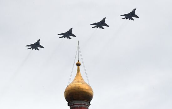 Russia Victory Day Parade Rehearsal
