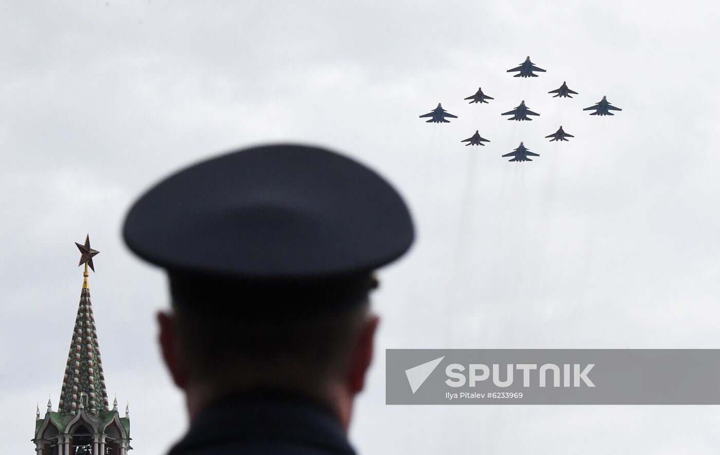 Russia Victory Day Parade Rehearsal