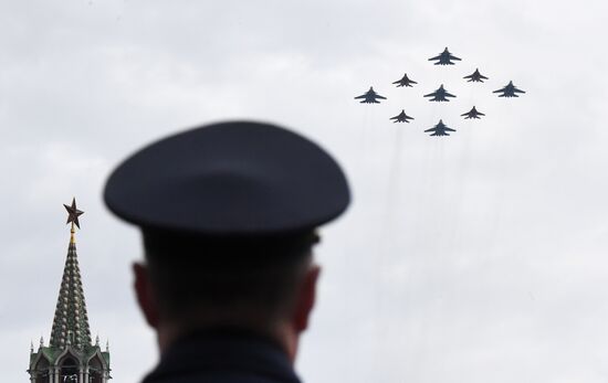 Russia Victory Day Parade Rehearsal