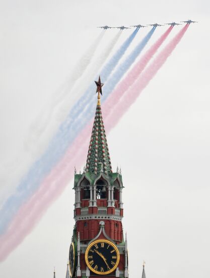 Russia Victory Day Parade Rehearsal
