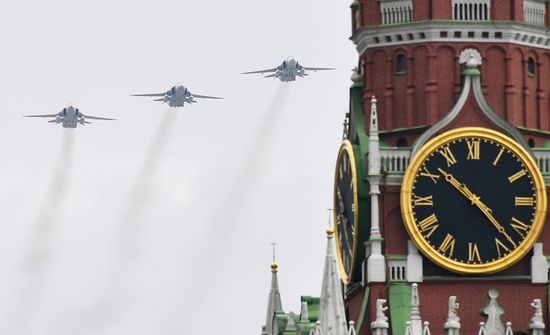 Russia Victory Day Parade Rehearsal