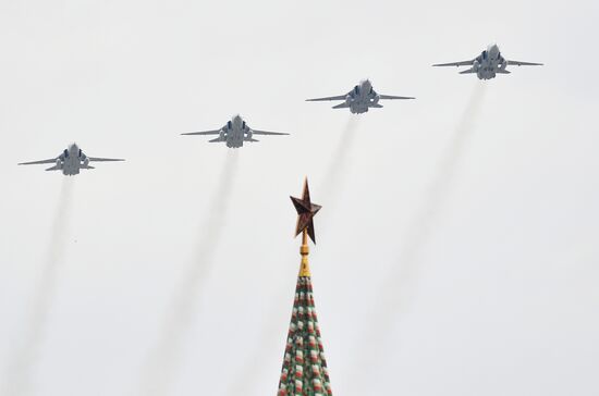 Russia Victory Day Parade Rehearsal