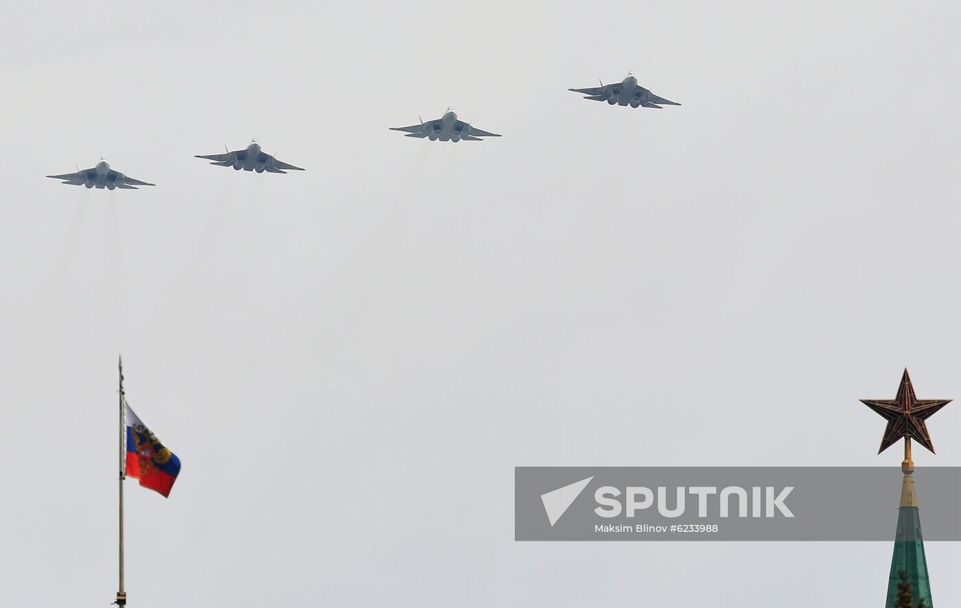 Russia Victory Day Parade Rehearsal