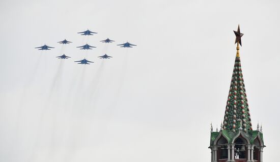 Russia Victory Day Parade Rehearsal