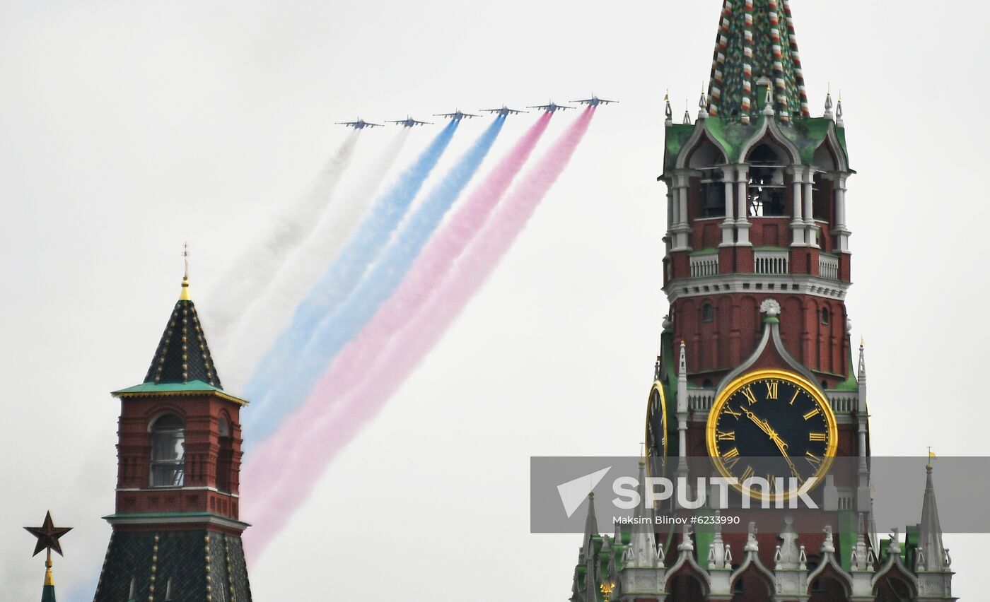 Russia Victory Day Parade Rehearsal