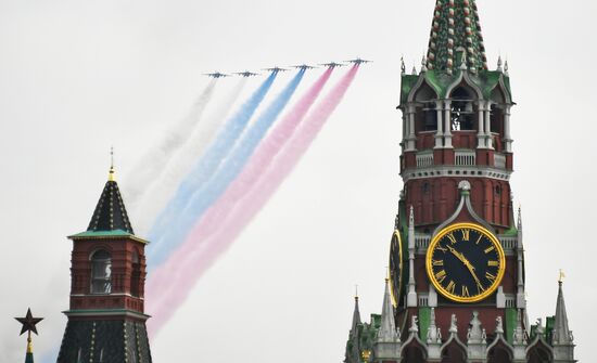 Russia Victory Day Parade Rehearsal