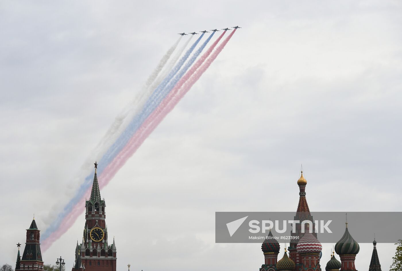 Russia Victory Day Parade Rehearsal