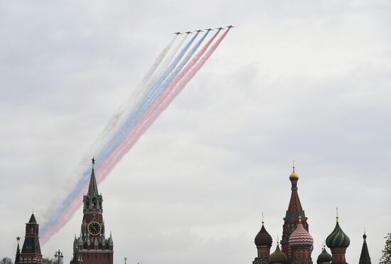 Russia Victory Day Parade Rehearsal