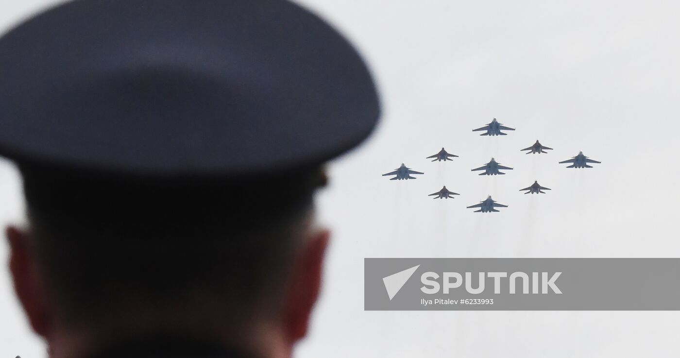 Russia Victory Day Parade Rehearsal