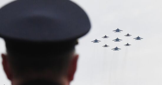 Russia Victory Day Parade Rehearsal