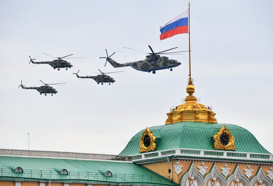 Russia Victory Day Parade Rehearsal