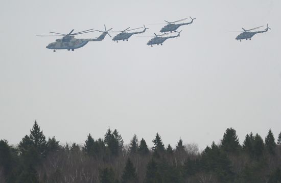 Russia Victory Day Parade Rehearsal