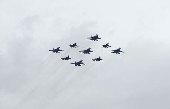 Russia Victory Day Parade Rehearsal