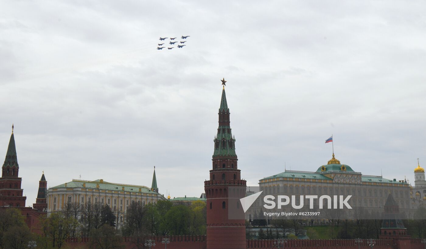 Russia Victory Day Parade Rehearsal
