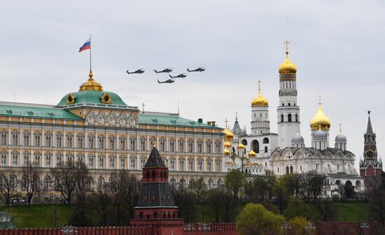 Russia Victory Day Parade Rehearsal