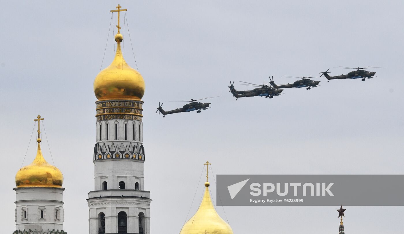 Russia Victory Day Parade Rehearsal