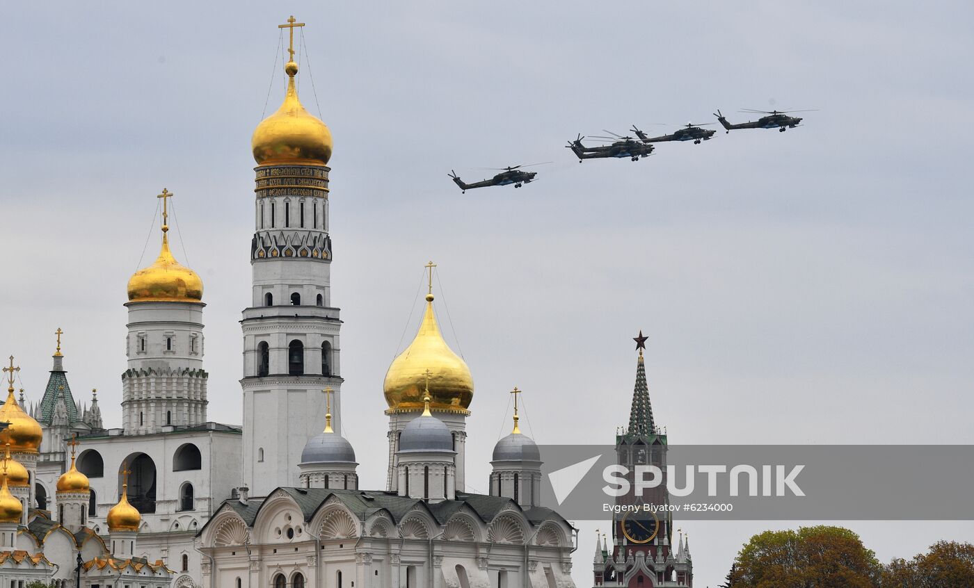 Russia Victory Day Parade Rehearsal