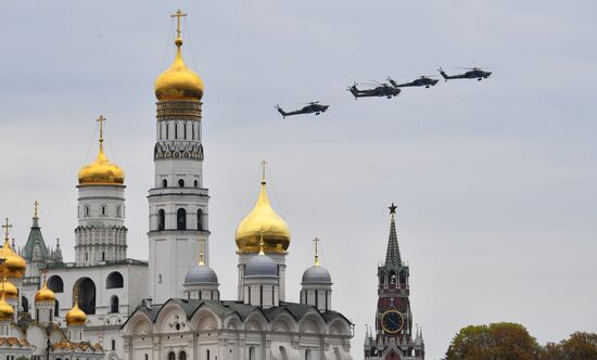 Russia Victory Day Parade Rehearsal