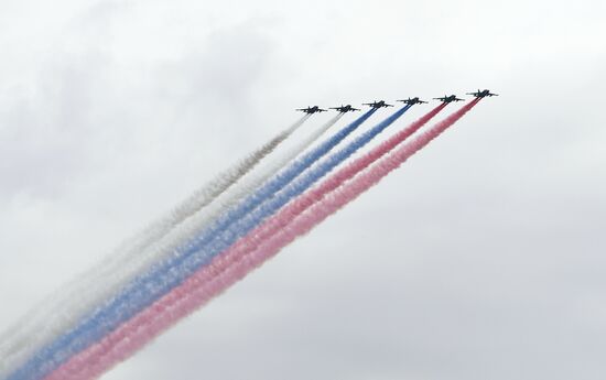 Russia Victory Day Parade Rehearsal