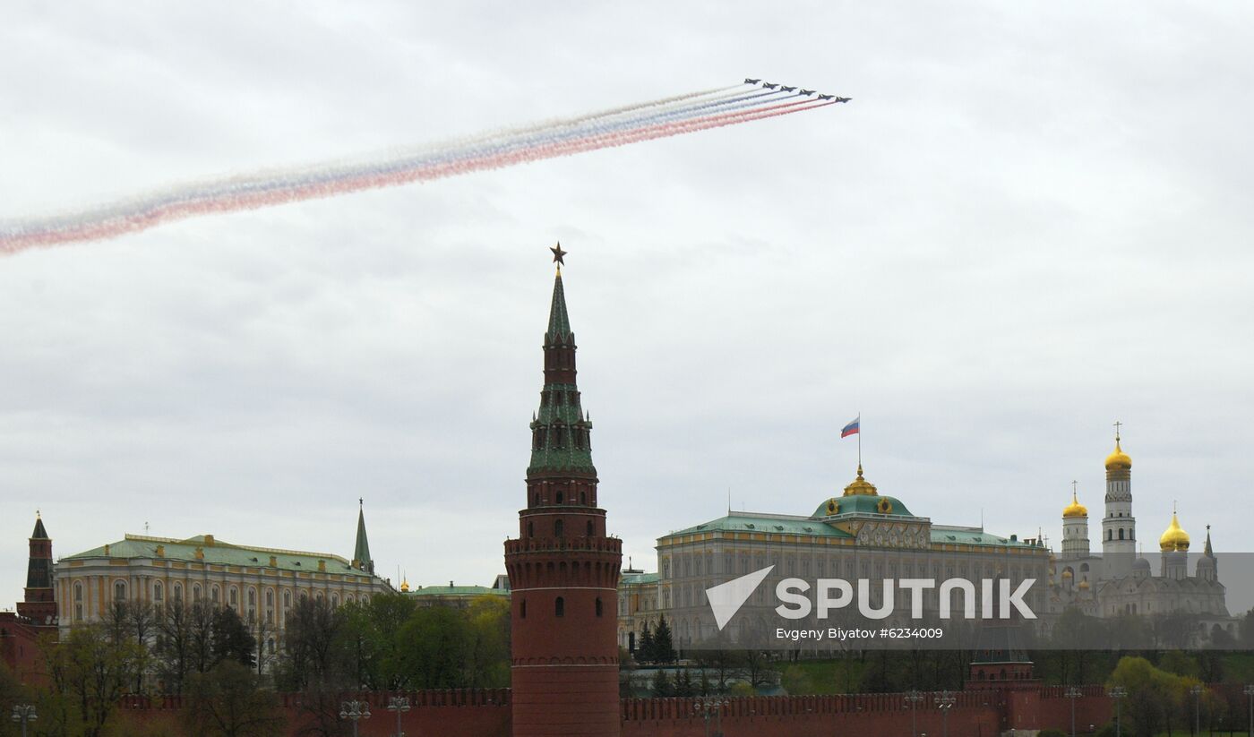 Russia Victory Day Parade Rehearsal