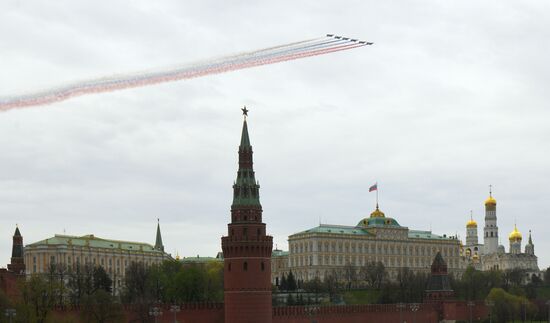 Russia Victory Day Parade Rehearsal