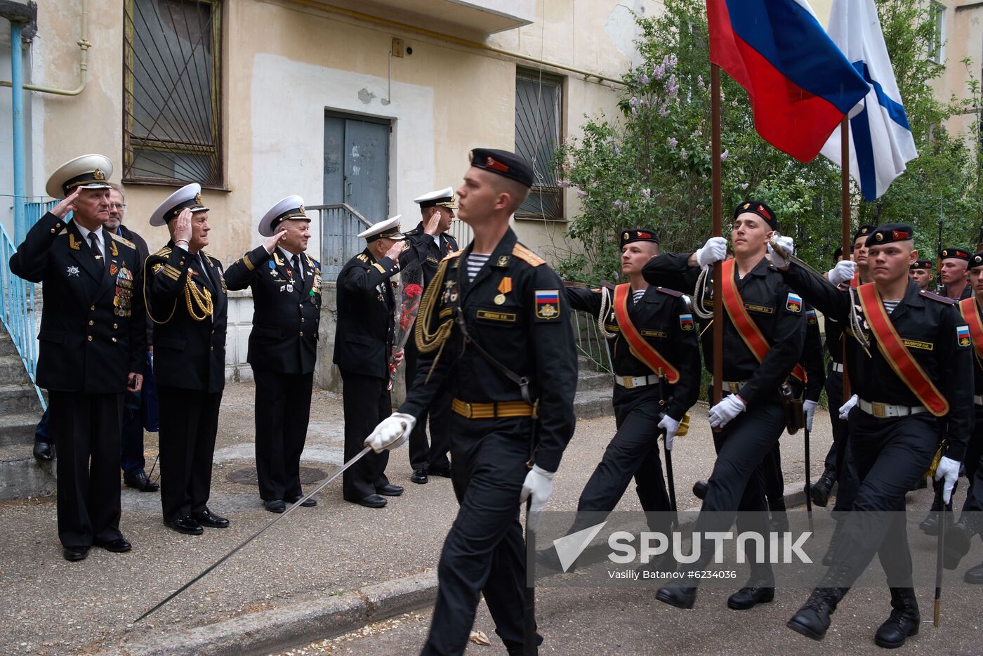 Personal parade for WWII veteran Kuzin