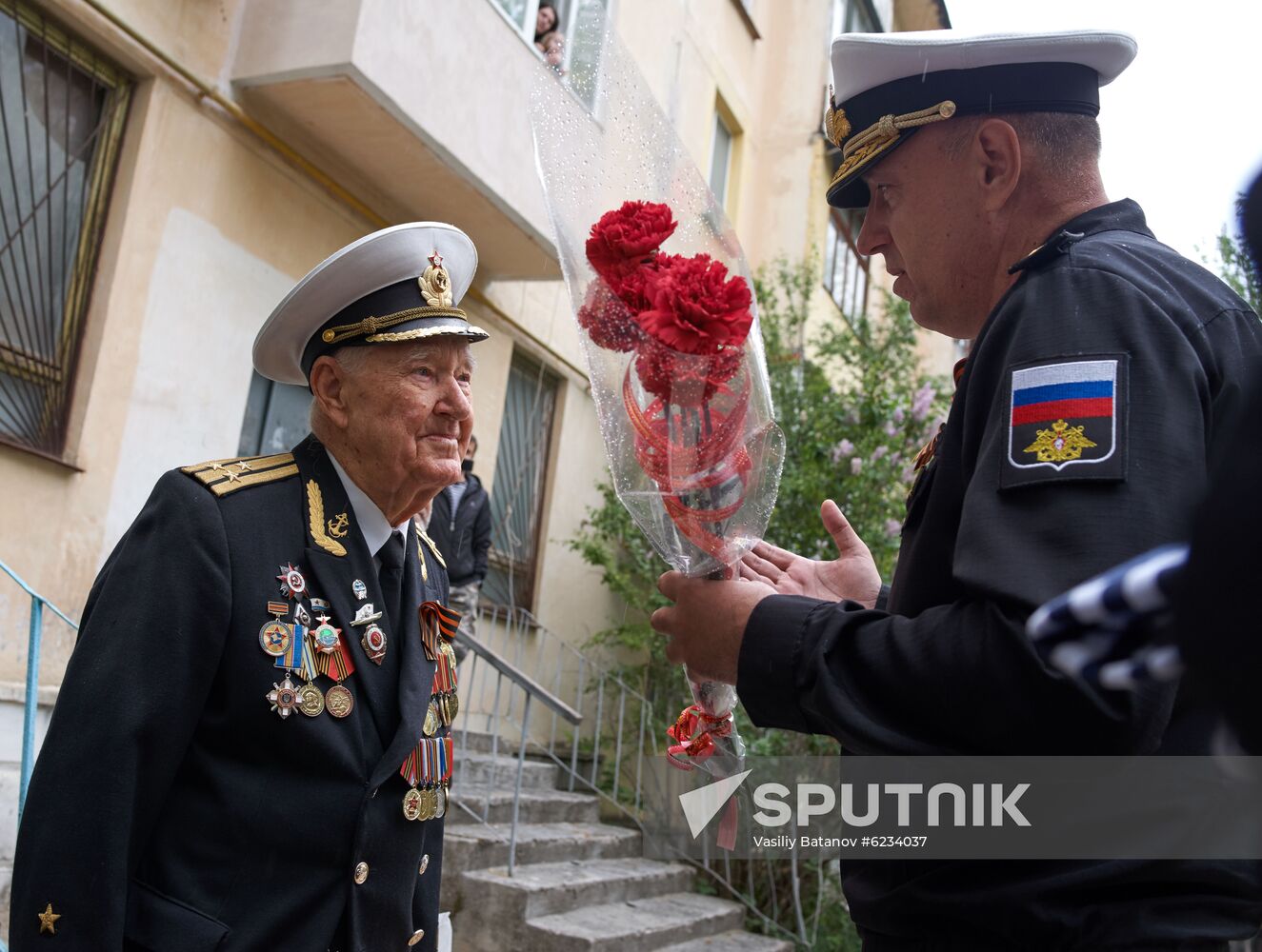 Personal parade for WWII veteran Kuzin