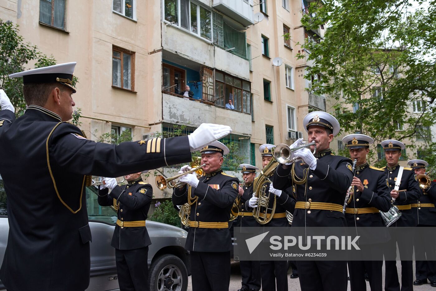 Personal parade for WWII veteran Kuzin
