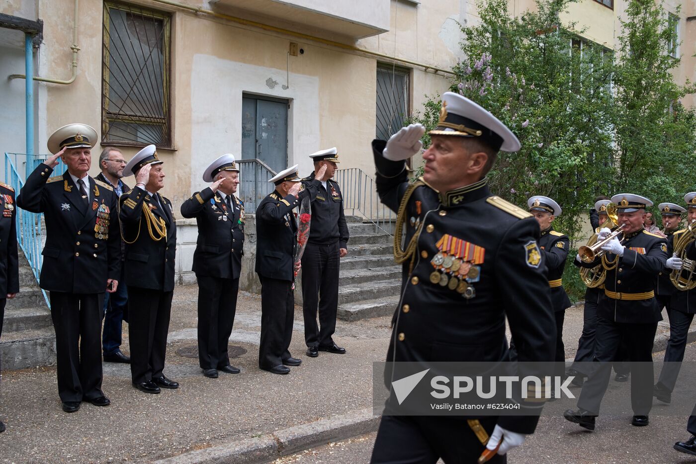 Personal parade for WWII veteran Kuzin