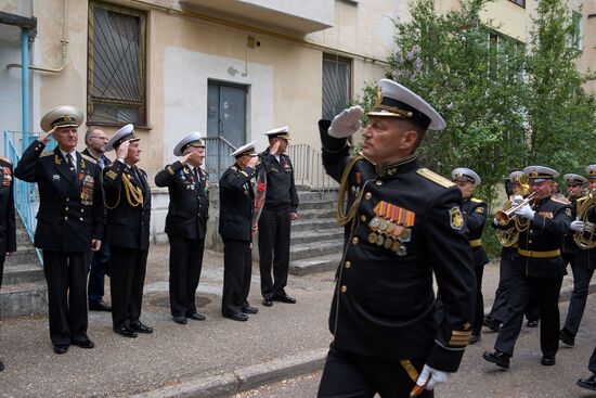 Personal parade for WWII veteran Kuzin