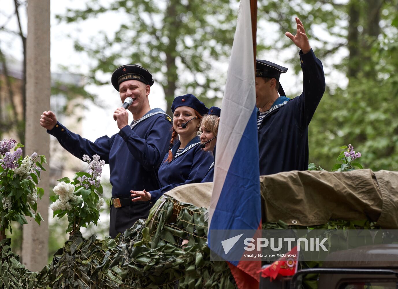 Personal parade for WWII veteran Kuzin