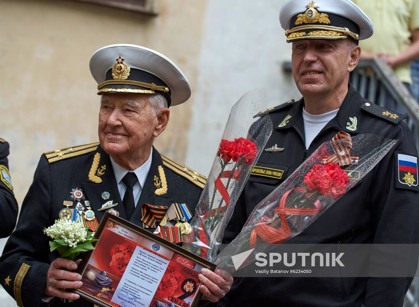 Personal parade for WWII veteran Kuzin