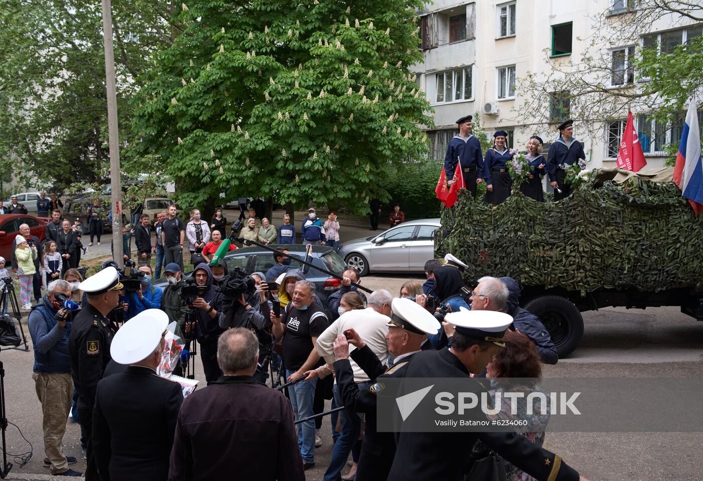 Personal parade for WWII veteran Kuzin