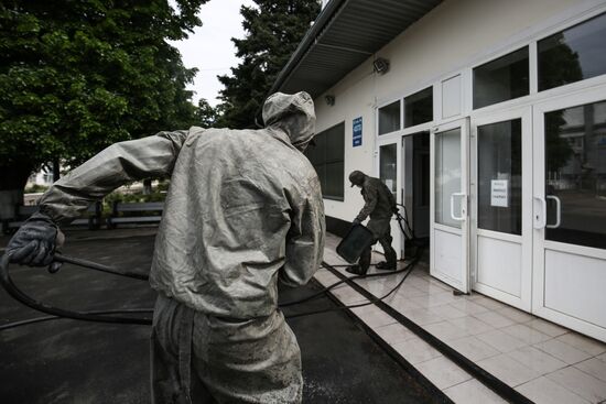 Russia Coronavirus Disinfection