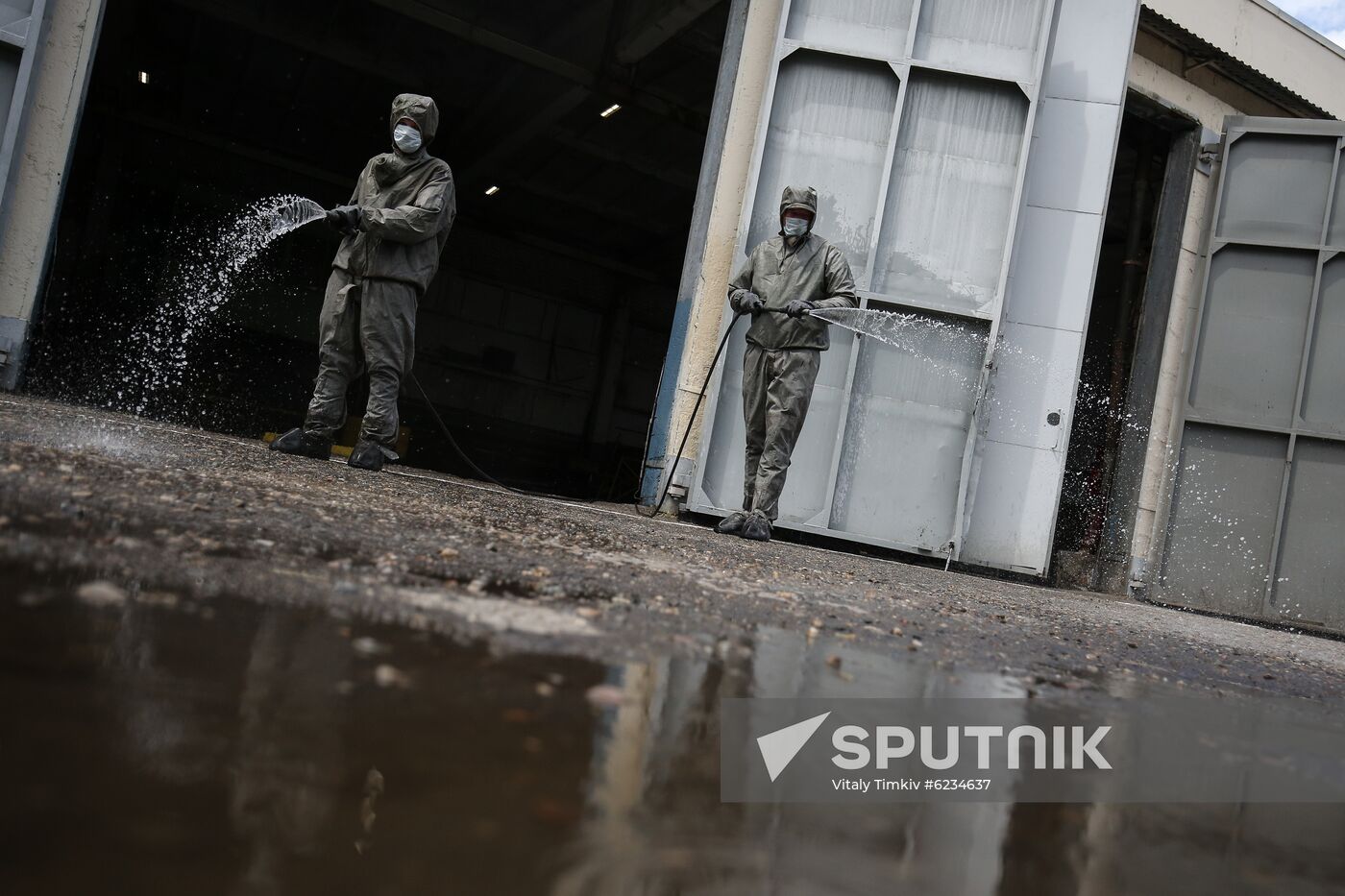 Russia Coronavirus Disinfection