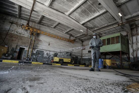 Russia Coronavirus Disinfection