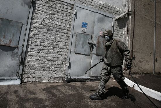 Russia Coronavirus Disinfection