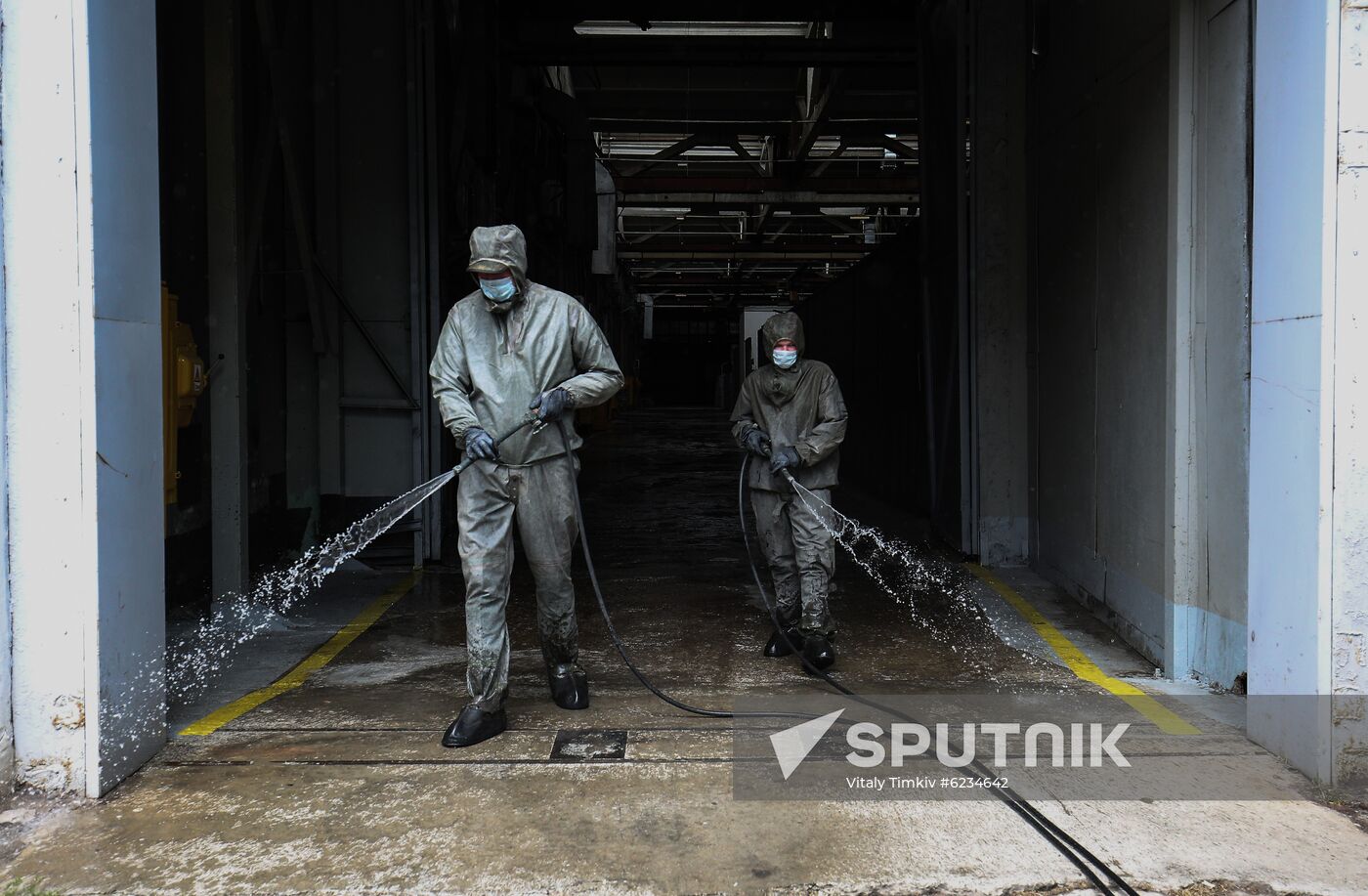 Russia Coronavirus Disinfection