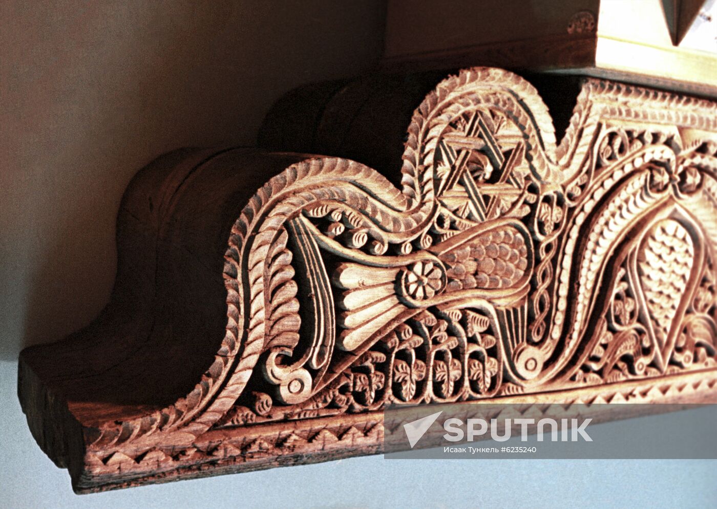 Wooden capital from Sevanavank Monastery