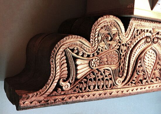 Wooden capital from Sevanavank Monastery