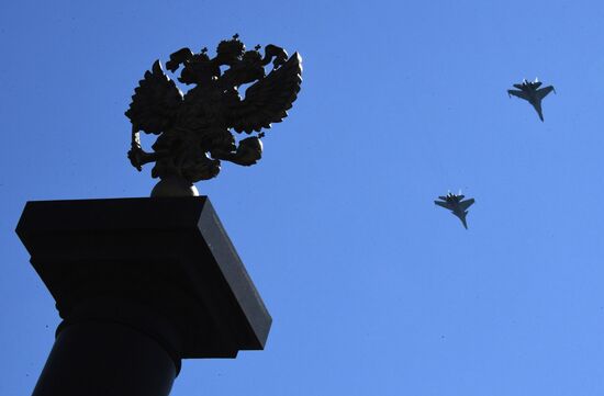 Russia Victory Day Parade Rehearsal